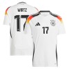 Original Fußballtrikot Deutschland Wirtz 17 Heimtrikot EURO 2024 Für Herren